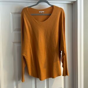 Yellow/orange cotton sweater